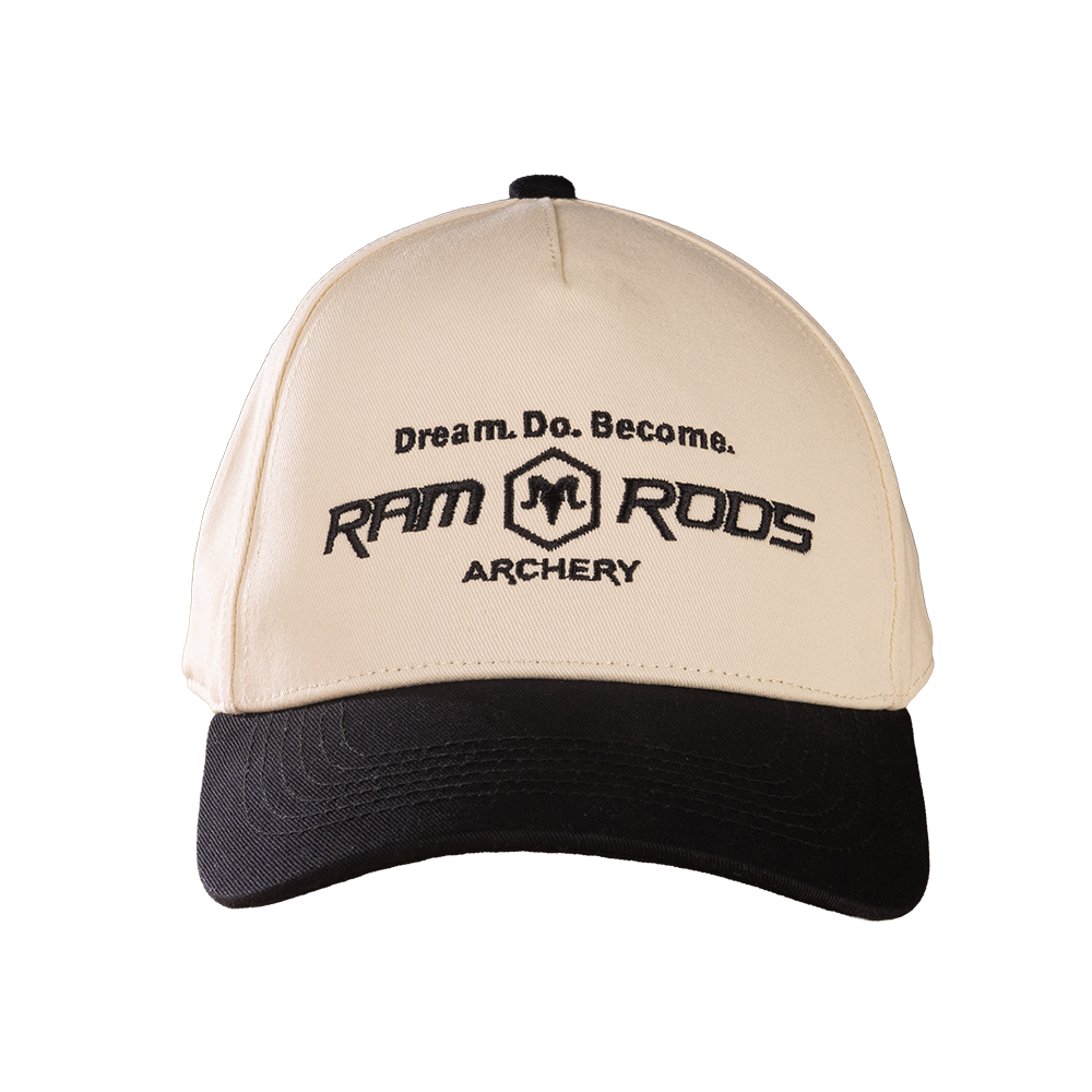 RamRods Baseball Cap - Black and Beige