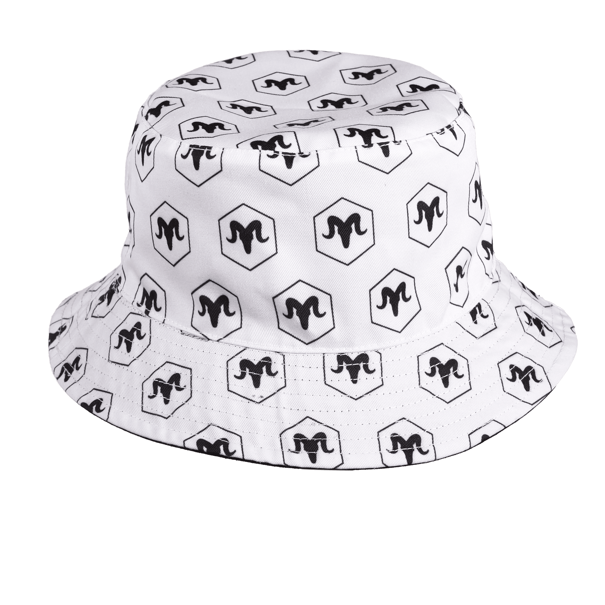 RamRods Reversible Bucket Hat - Black and White