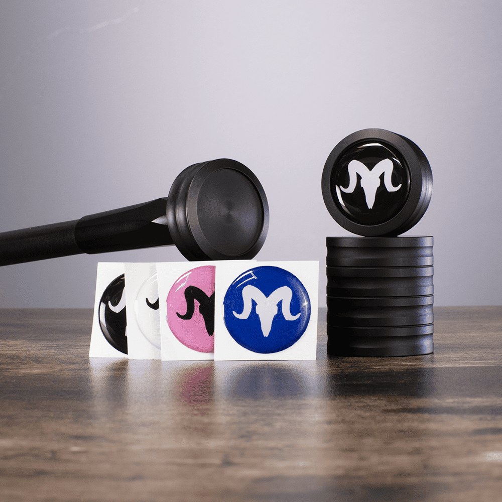 Cap Weight Stickers - Custom