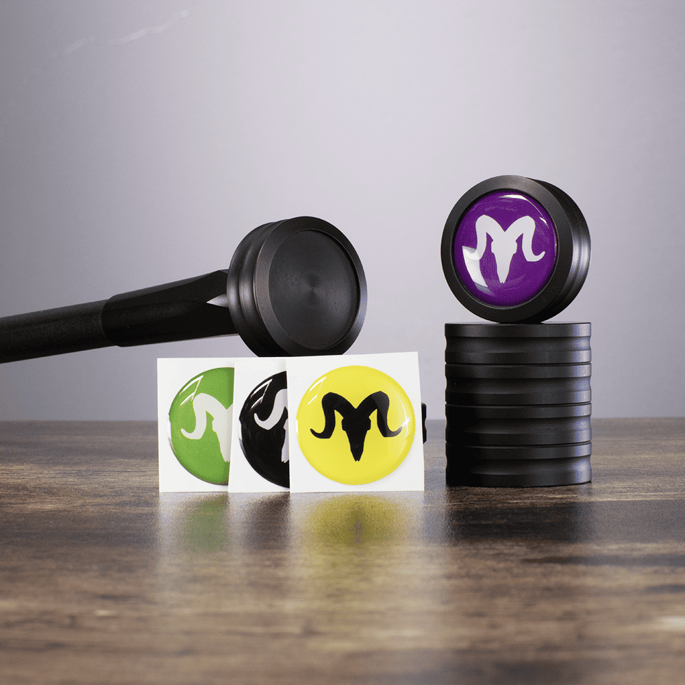 Cap Weight Stickers - Custom