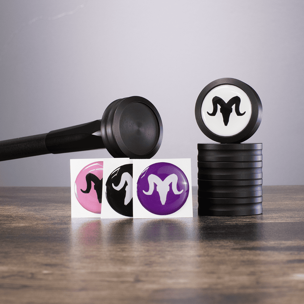 Cap Weight Stickers - Custom