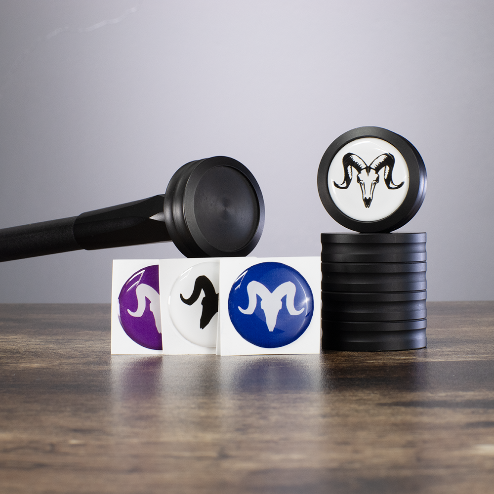 Cap Weight Stickers - Custom