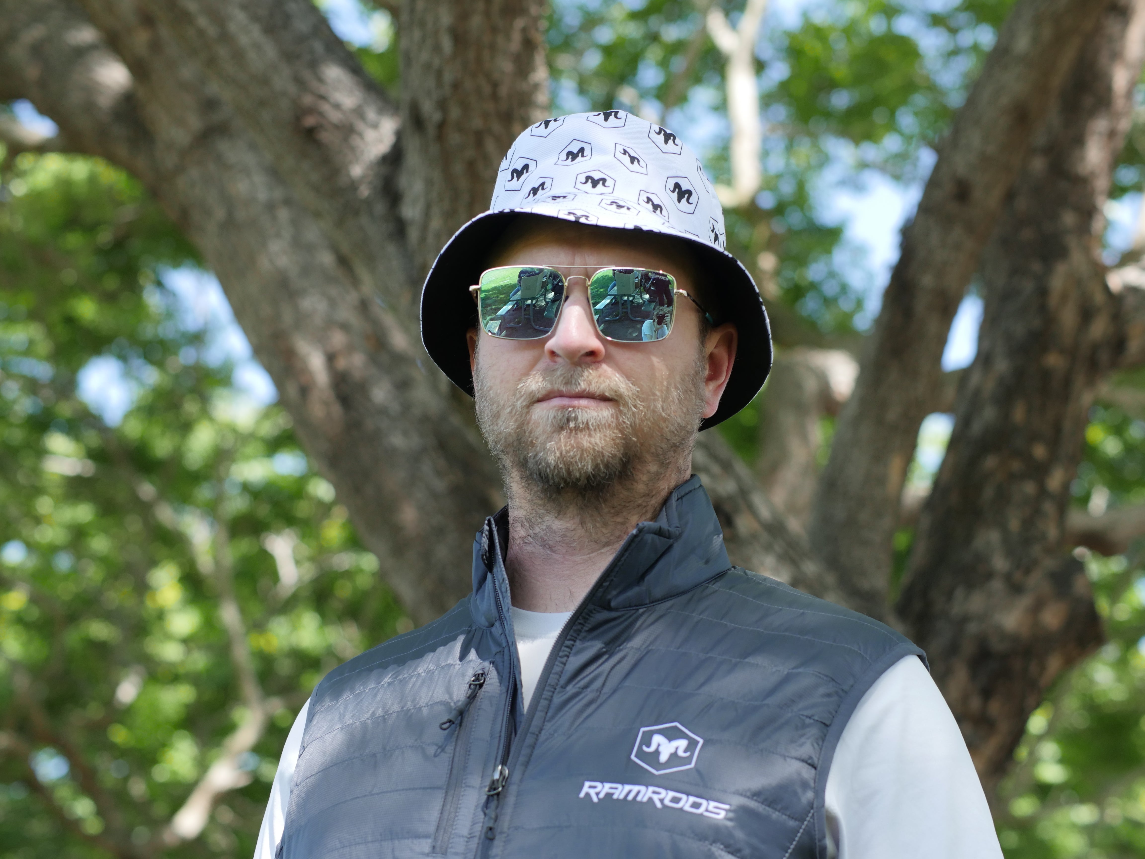 RamRods Reversible Bucket Hat - Black and White