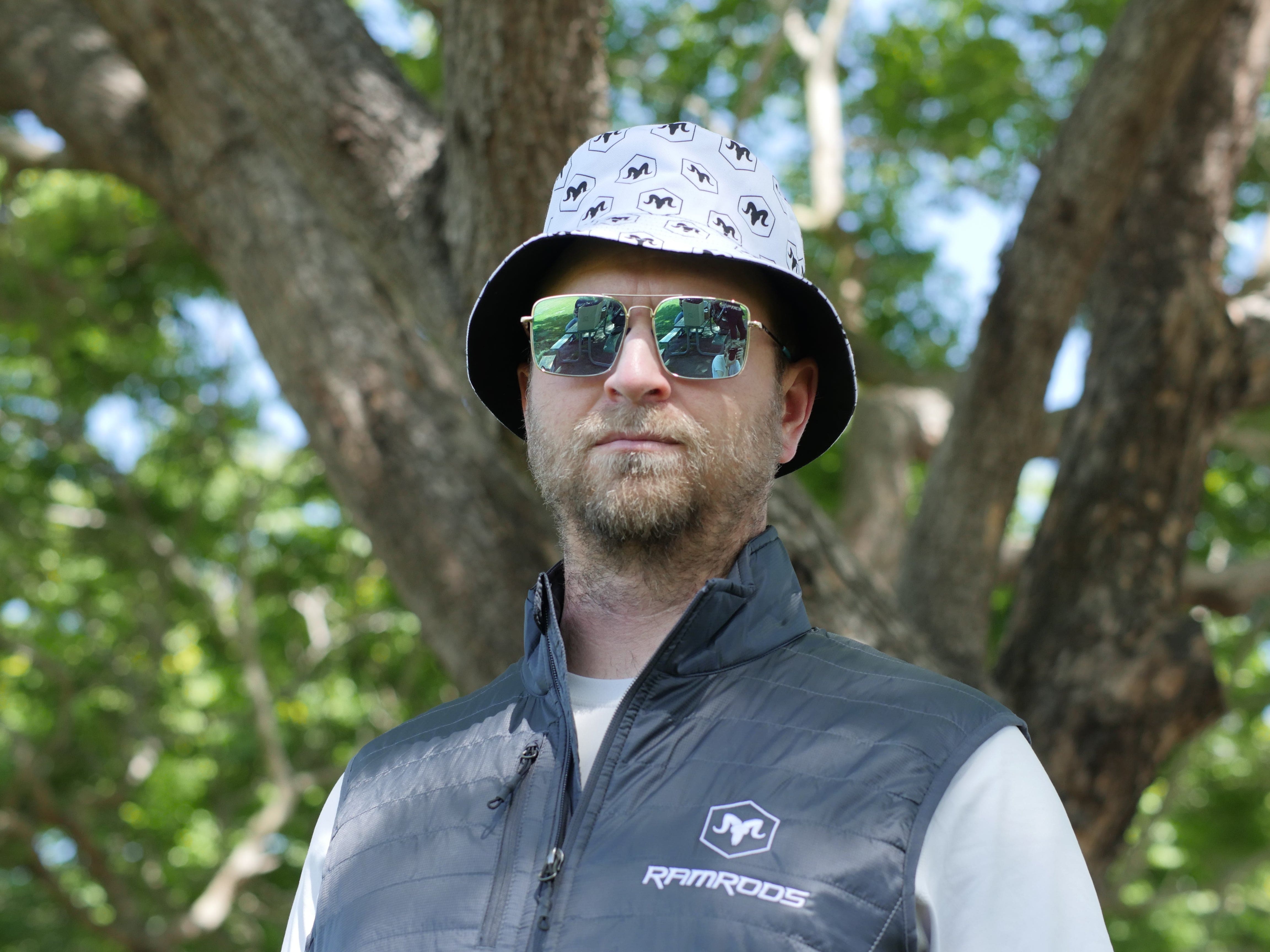 RamRods Reversible Bucket Hat - Black and White