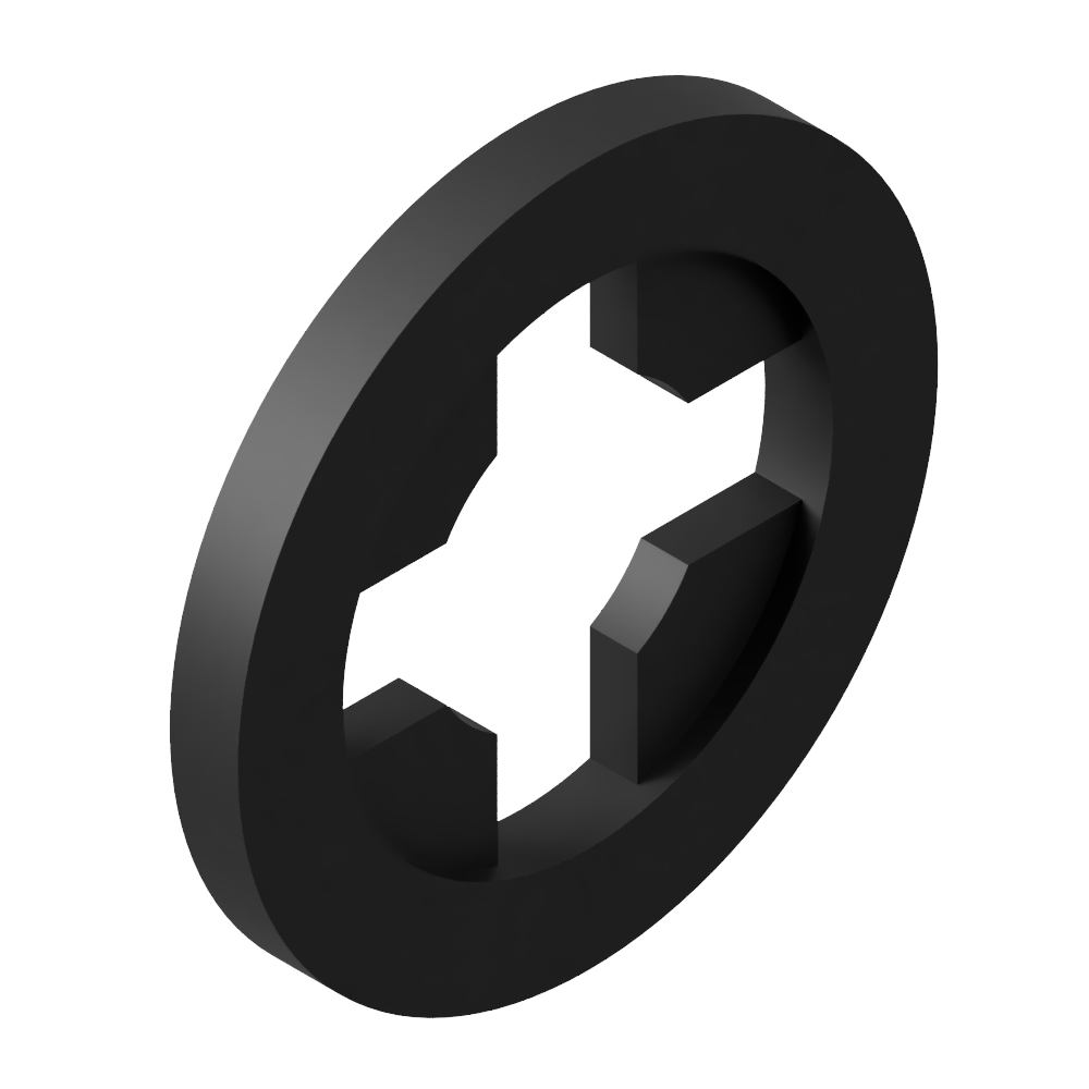Plastic Self Retaining Washer - 5/16-24 (10pk)