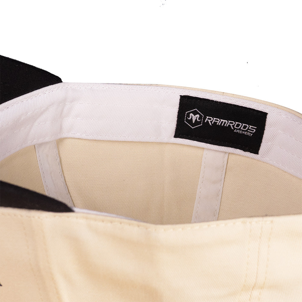 RamRods Baseball Cap - Black and Beige