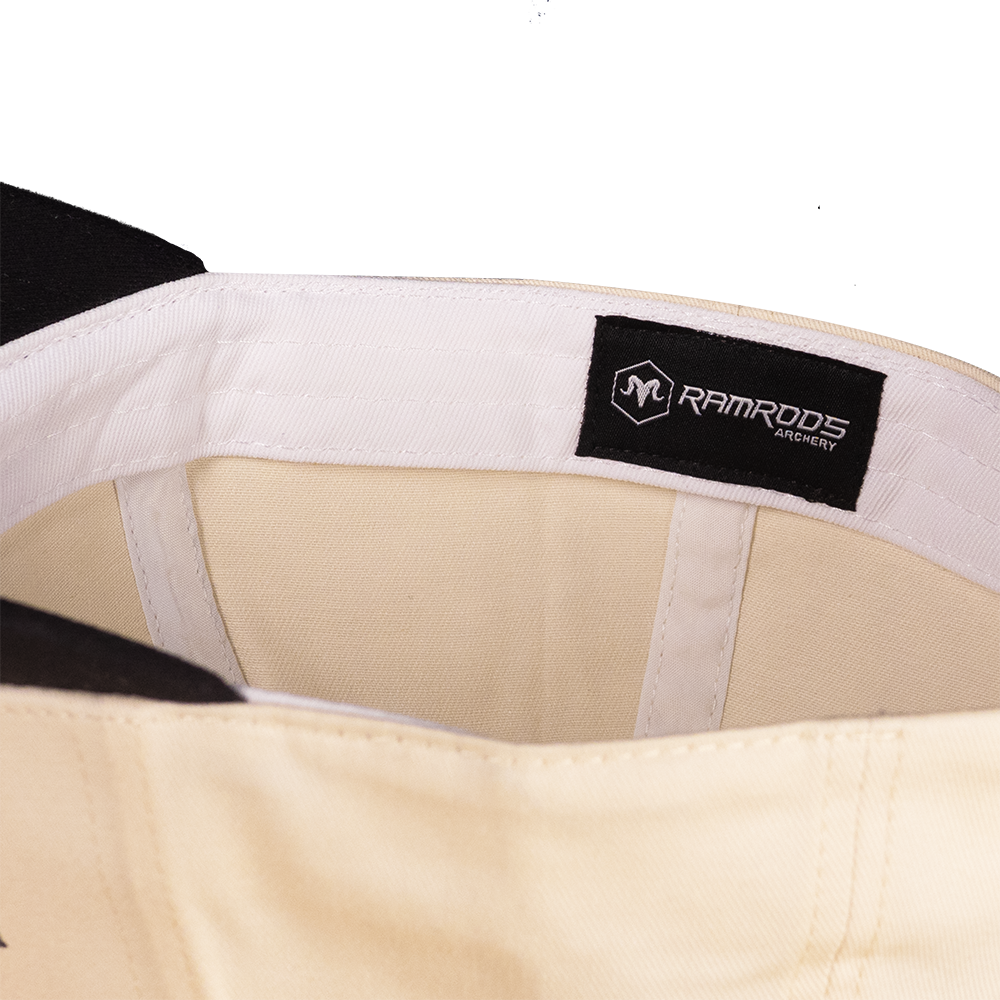 RamRods Baseball Cap - Black and Beige
