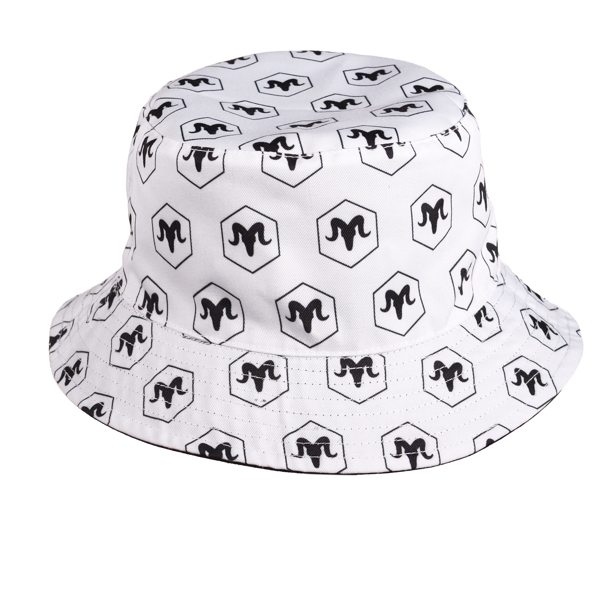 RamRods Reversible Bucket Hat - Black and White