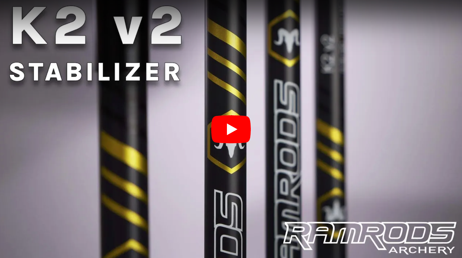 K2 V2 Bow Stabilizer - Dynamic Control | RamRods Archery